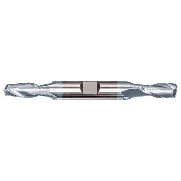 7/32x9/16x3/8x3 4FL Square Double End Endmill With Flat, PowerC